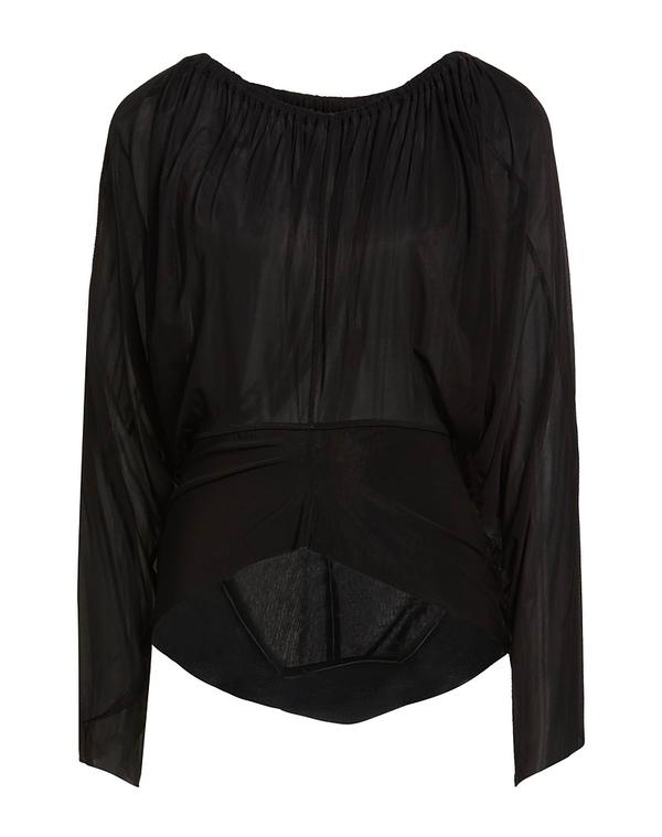 リックオウエンス レディース トップス シャツ RICK OWENS トップス Black ブラック｜ReVida 店