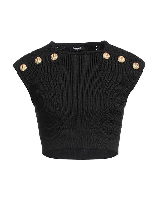 バルマン レディース トップス シャツ BALMAIN トップス Black ブラック