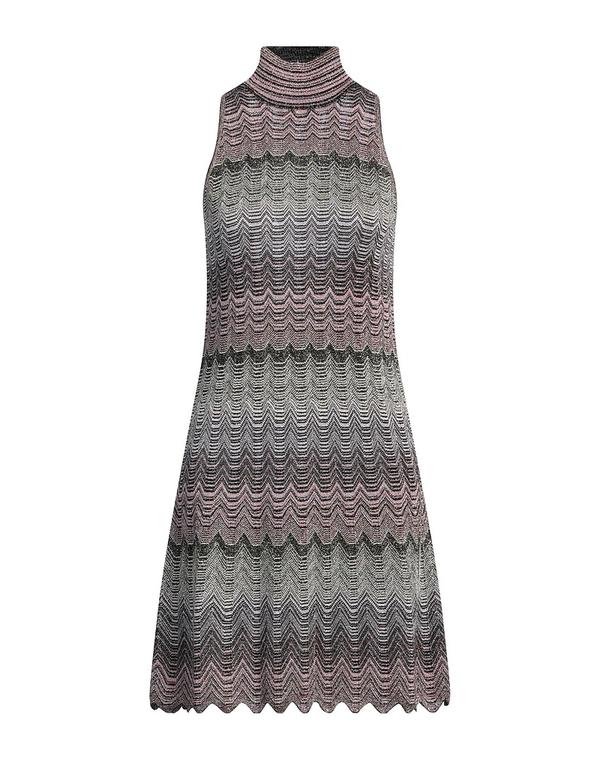 ミッソーニ レディース トップス ワンピース MISSONI ミニワンピース・ドレス Pink ピンク