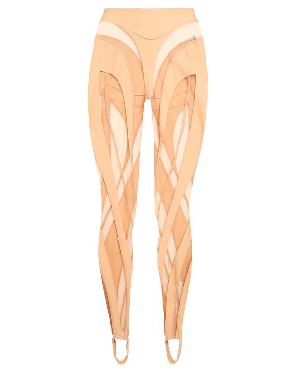 マグラー レディース ボトムス レギンス MUGLER レギンス Beige ベージュ