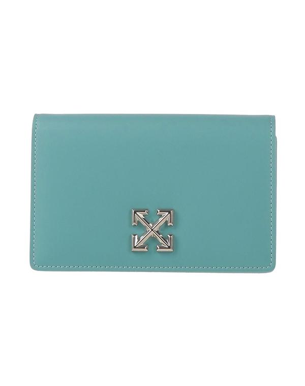 オフ-ホワイト レディース バッグ OFF-WHITE ハンドバッグ Turquoise Blue ブルー