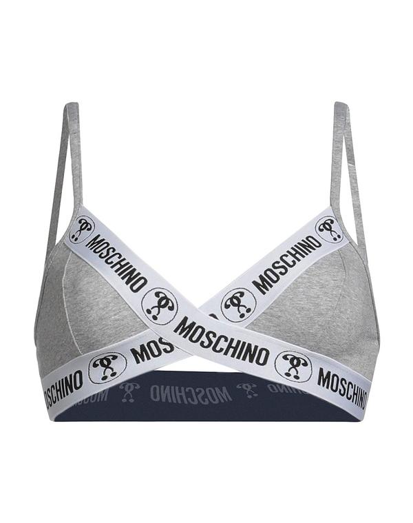 モスキーノ レディース アンダーウェア ブラジャー MOSCHINO ブラジャー Gray グレー
