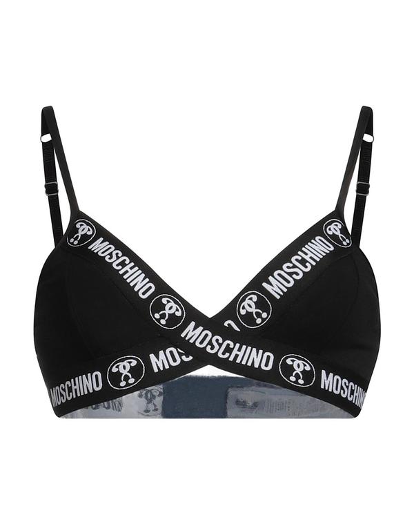 モスキーノ レディース アンダーウェア ブラジャー MOSCHINO ブラジャー Black ブラック