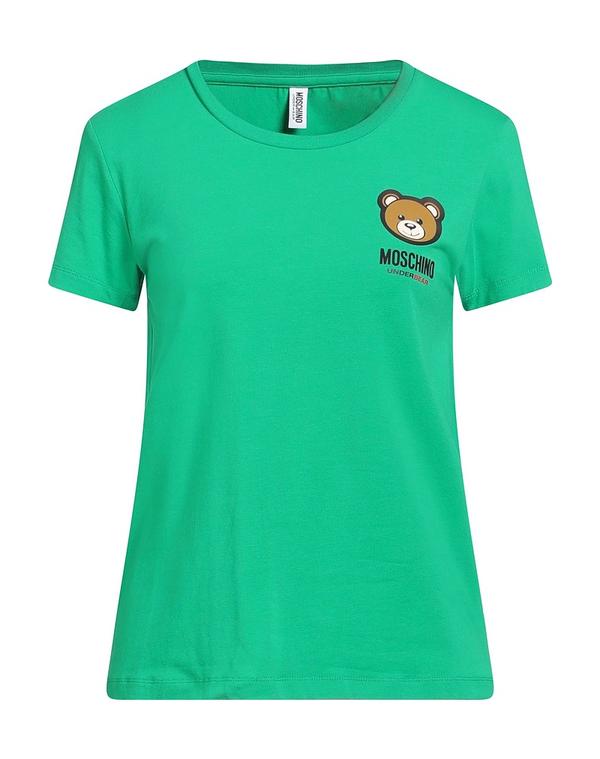 モスキーノ レディース トップス Tシャツ MOSCHINO アンダーＴシャツ Green グリーン