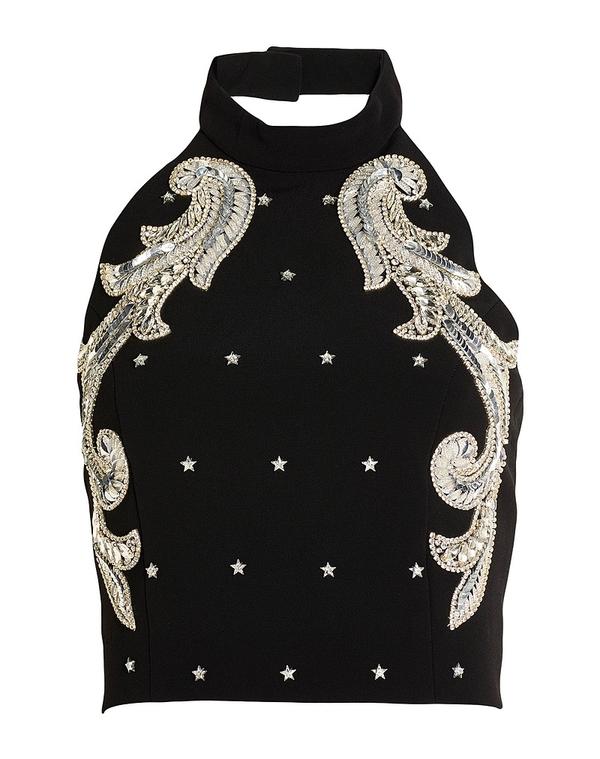 バルマン レディース トップス プルオーバー BALMAIN Black 黒いこと