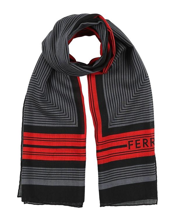 フェラガモ レディース 付属物 えり巻き・袈裟・えり巻き えり巻き\u0026えり巻き FERRAGAMO \u0026 Gray 薄墨色