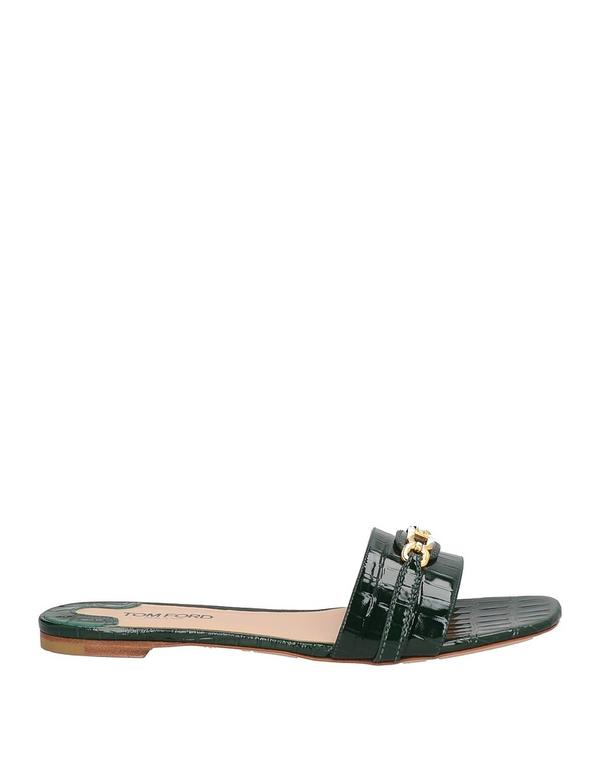 【送料無料】 トム・フォード レディース サンダル シューズ サンダル Dark Green｜ReVida 店