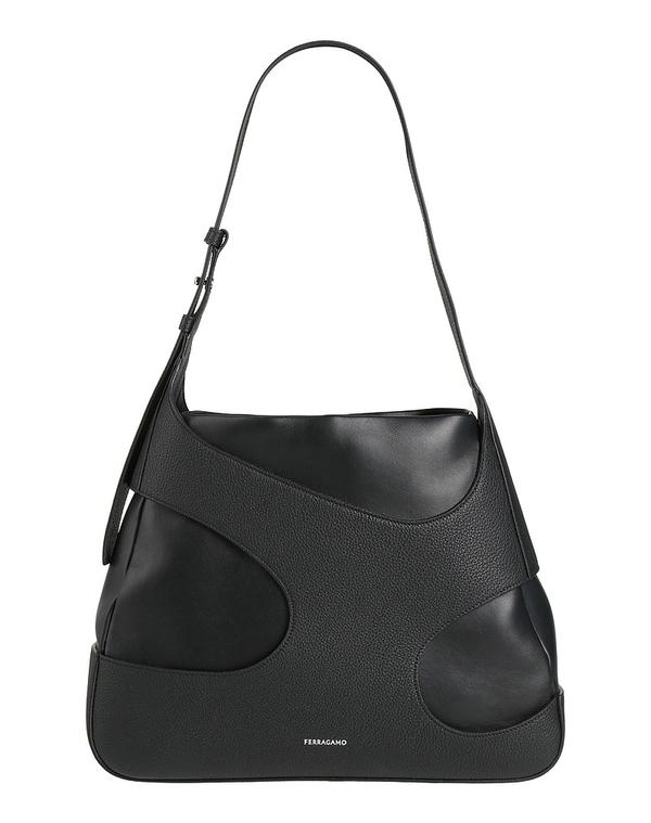 フェラガモ レディース 御徒面子 FERRAGAMO Black 黒いこと