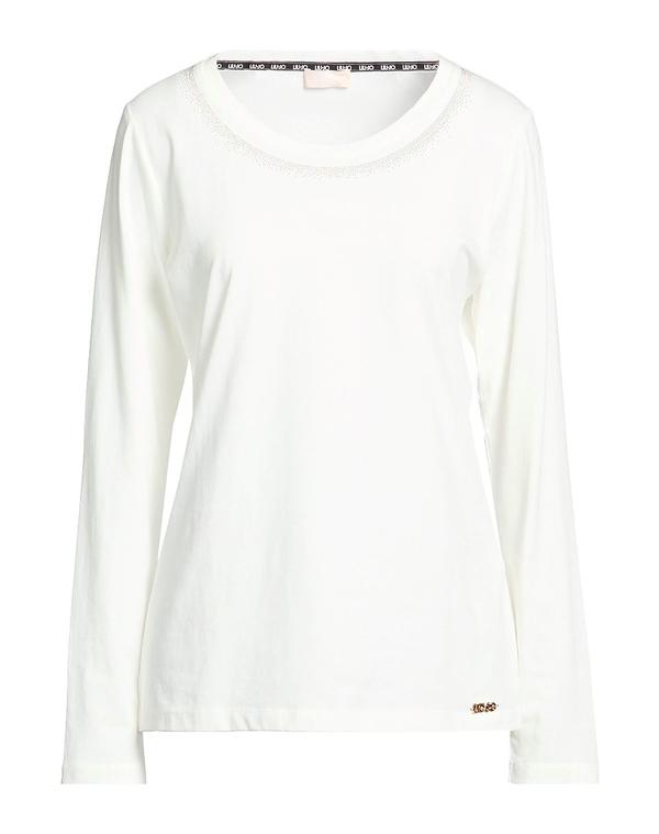 【送料無料】 リュージョー レディース Tシャツ トップス Ｔシャツ White