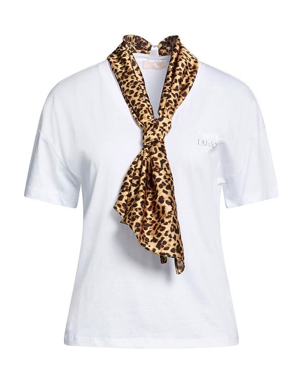 【送料無料】 リュージョー レディース Tシャツ トップス Ｔシャツ White