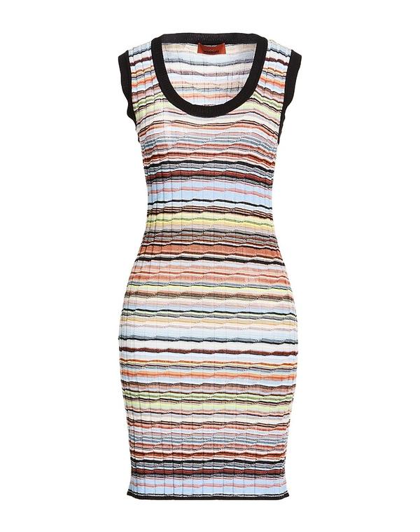 ミッソーニ レディース トップス 衣裳 熱電子管御召しもの MISSONI Sky Blue 青碧