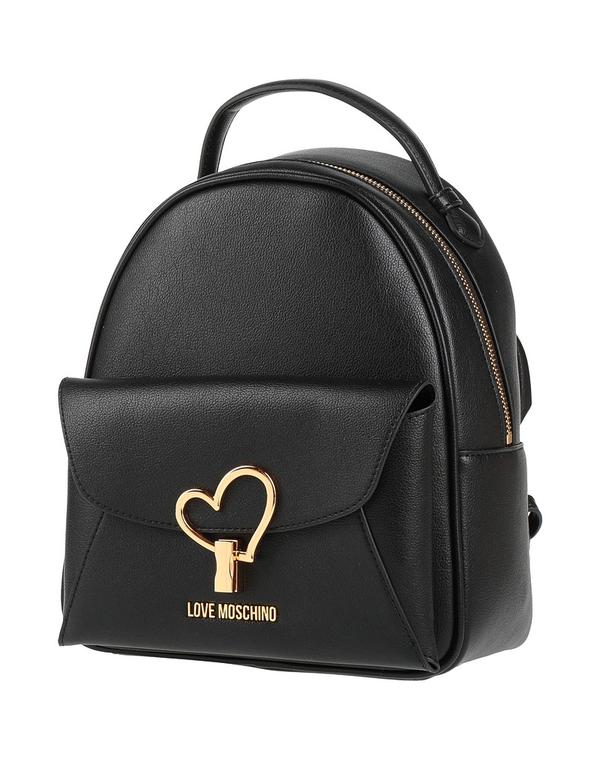 優しいこと モスキーノ レディース 御徒面子 うしろ側容器に並べる・背嚢 LOVE MOSCHINO Black 黒いこと