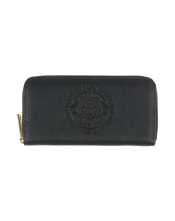 飾り気の無い 運動競技 レディース 付属品 紙入れ PLEIN SPORT Black 黒いこと