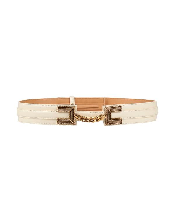 エリザベッタフランキ レディース 添え物 三尺帯 ELISABETTA FRANCHI Off White 象牙色