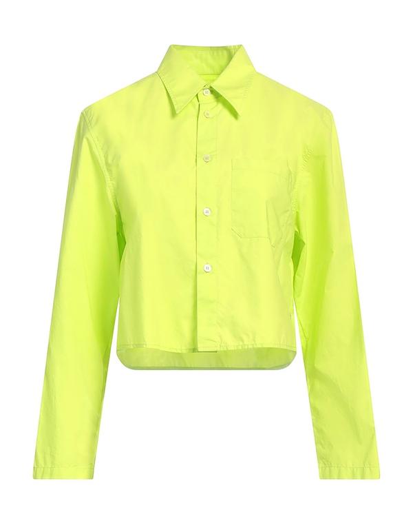 【送料無料】 マルタンマルジェラ レディース シャツ トップス 無地シャツ＆ブラウス Lime Green