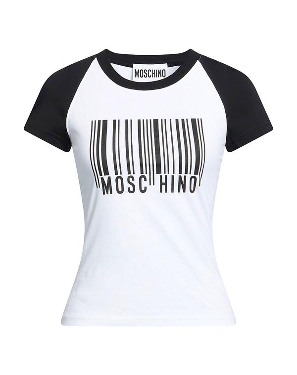 モスキーノ レディース トップス Tシャツ MOSCHINO Tシャツ White ホワイト