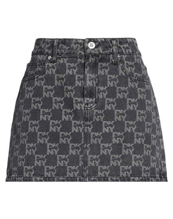 ダナ キャラン ニューヨーク レディース ボトムス デニムスカート DKNY デニムスカート Black ブラック