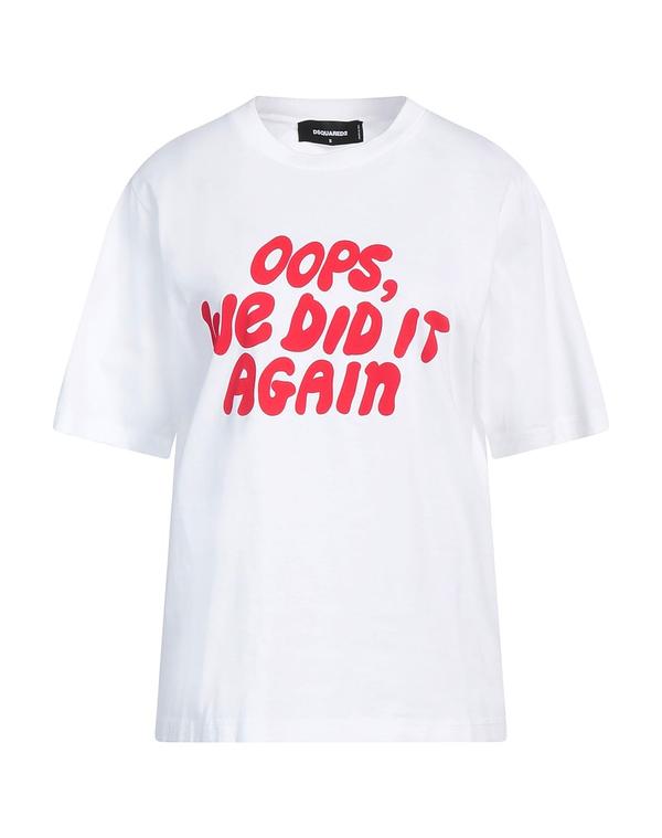 ディースクエアード レディース トップス Tシャツ DSQUARED2 White ホワイト