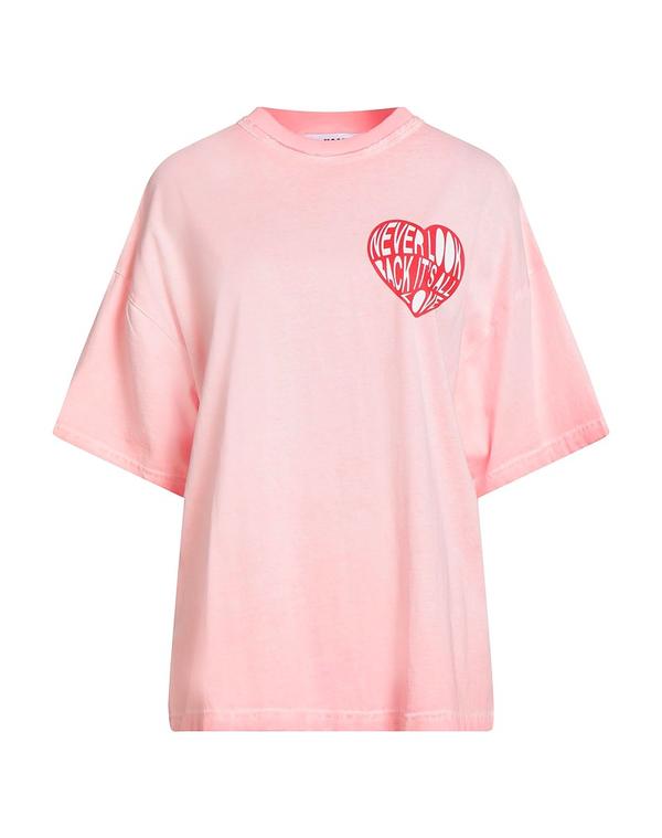 【送料無料】 エムエスジイエム レディース Tシャツ トップス Ｔシャツ Light Pink