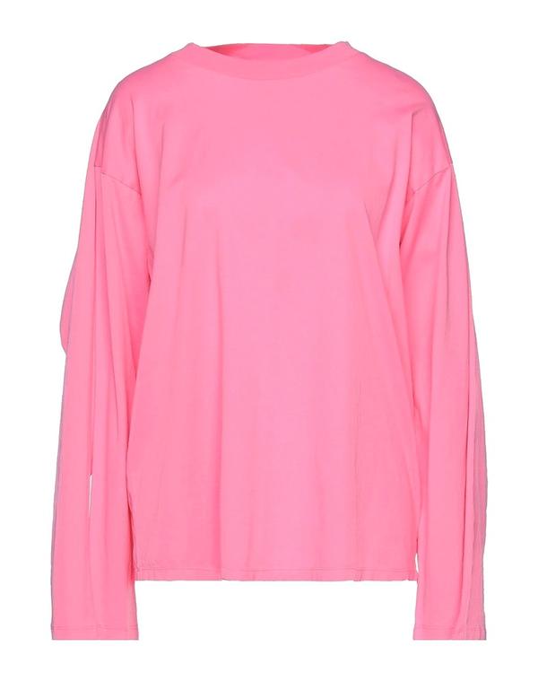 マルタンマルジェラ レディース トップス ティーシャツ MM6 MAISON MARGIELA Pink さくら色 レディースファッション-Tシャツ・カットソー-トップス