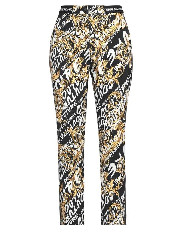 ヴェルサーチ レディース ボトムス カジュアルパンツ VERSACE JEANS COUTURE Black ブラック