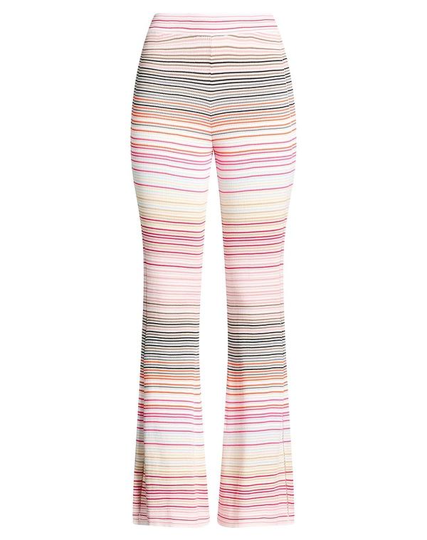 ミッソーニ レディース ボトムス 心地好いズボン下 フレアカットパンツ MISSONI White 白いこと