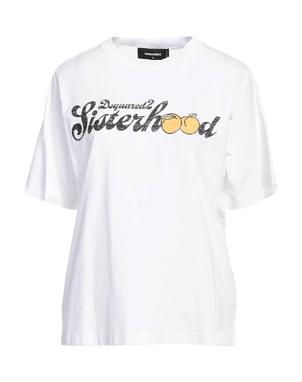 ディースクエアード レディース トップス Tシャツ DSQUARED2 White ホワイト