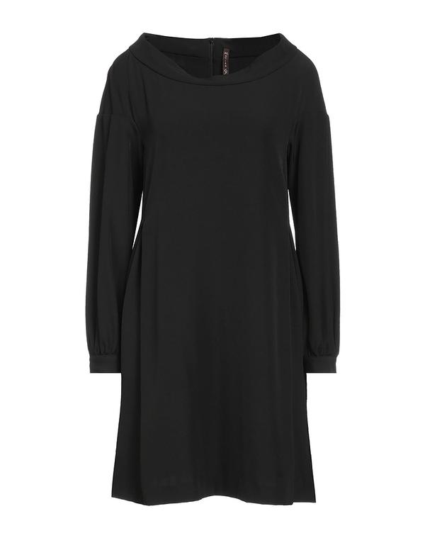 【送料無料】 マニラグレース レディース ワンピース トップス ミニワンピース・ドレス Black