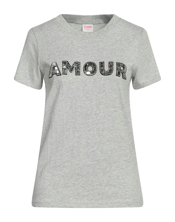 【送料無料】 サンシックスティーエイト レディース Tシャツ トップス Ｔシャツ Gray