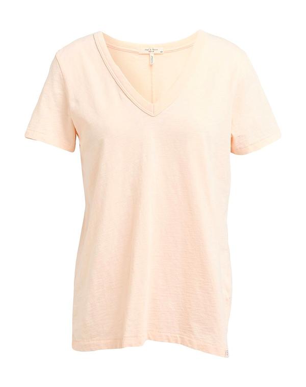 ラグアンドボーン レディース トップス Tシャツ RAG & BONE Apricot アプリコット|ReVida 店