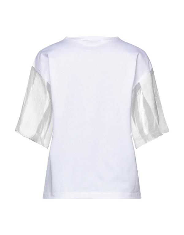 ファビアナ フィリッピ レディース Tシャツ トップス Basic T-shirt White トップス