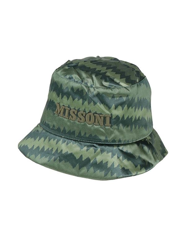 ミッソーニ レディース 添え物 かぶり笠 MISSONI Military Green 緑であること