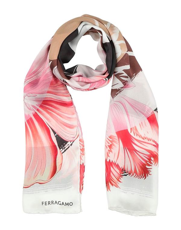 フェラガモ レディース 付属物 えり巻き・袈裟・えり巻き えり巻き\u0026えり巻き FERRAGAMO \u0026 Brown 赤銅色