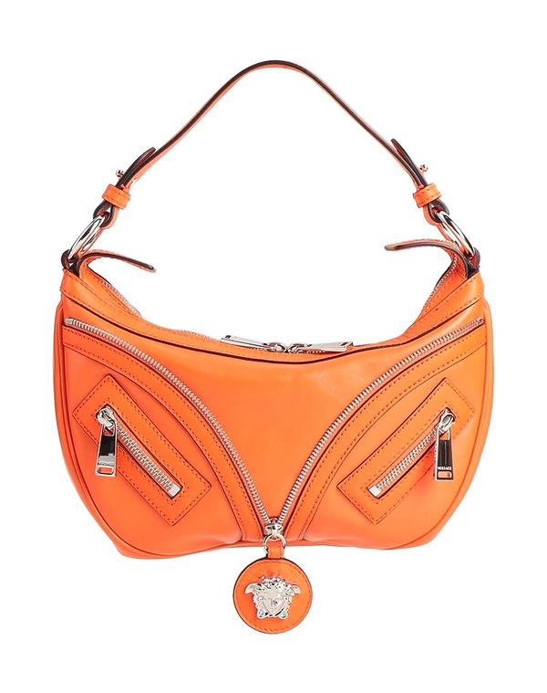 ヴェルサーチ レディース 御徒面子 VERSACE Orange オレンジ色
