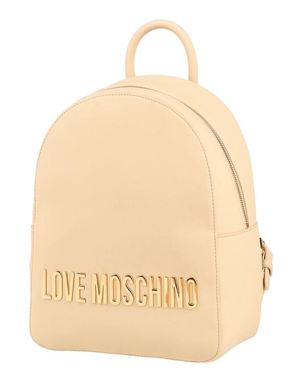 優しいこと モスキーノ レディース 御徒面子 うしろ側容器に並べる・背嚢 LOVE MOSCHINOff White 象牙色