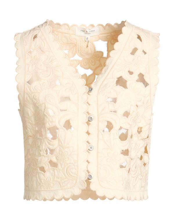ラグアンドボーン レディース トップス より良い ジレ RAG \u0026 BONE Ivory 象牙色