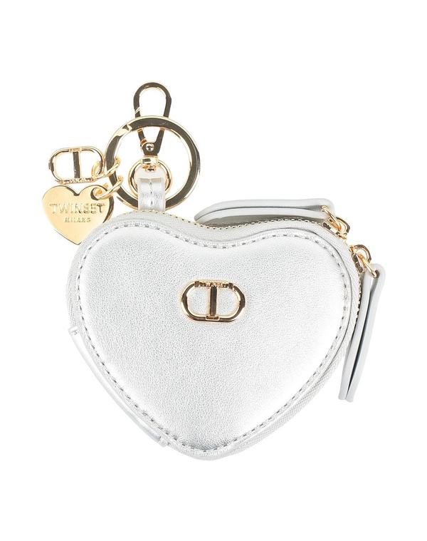 ツイン仕掛ける レディース 付属品 紙入れ TWINSET Silver しろがね色