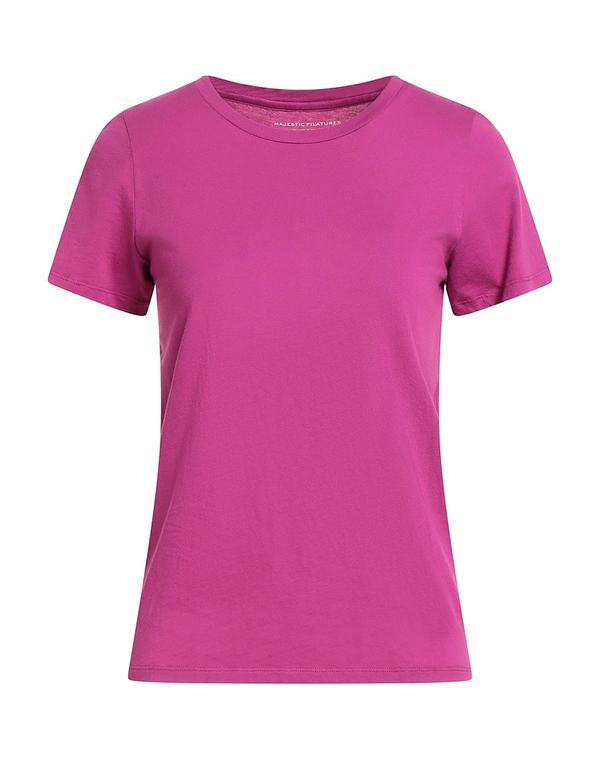 【送料無料】 マジェスティック レディース Tシャツ トップス Ｔシャツ Mauve