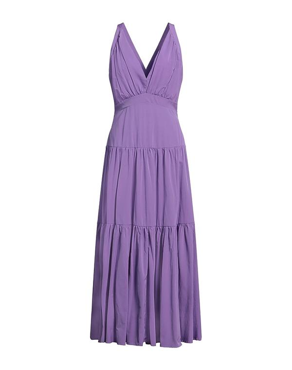 【送料無料】 マニラグレース レディース ワンピース トップス ロングワンピース・ドレス Purple