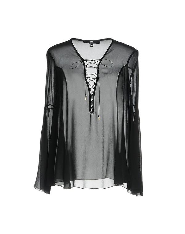 エリザベッタフランキ レディース トップス プルオーバー ELISABETTA FRANCHI Black 黒いこと