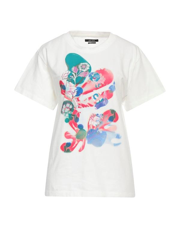 イザベル マラン レディース トップス Tシャツ ISABEL MARANT White ホワイト|ReVida 店