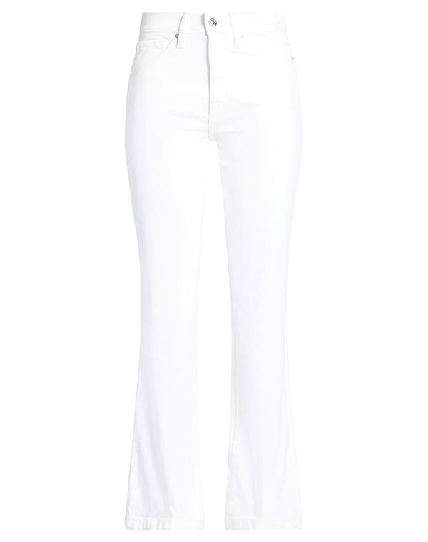 ダナ キャラン ニューヨーク レディース ボトムス ジーンズ DKNY ブーツカット White ホワイト