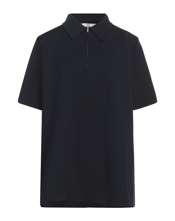 ジル・サンダー レディース トップス スポーツシャツ JIL SANDER Black 黒いこと