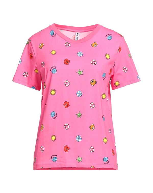 モスキーノ レディース トップス ティーシャツ MOSCHINO Fuchsia フューシャ レディースファッション-トップス