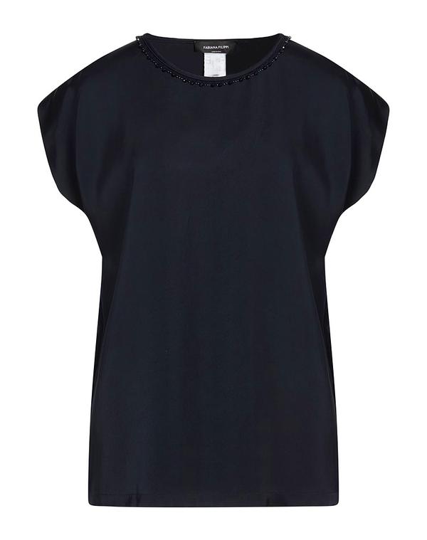 【送料無料】 ファビアナ フィリッピ レディース シャツ トップス パーティ向けトップス Midnight Blue
