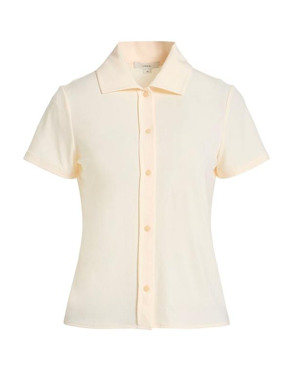 【送料無料】 ヴィンス レディース シャツ トップス 無地シャツ＆ブラウス Off White