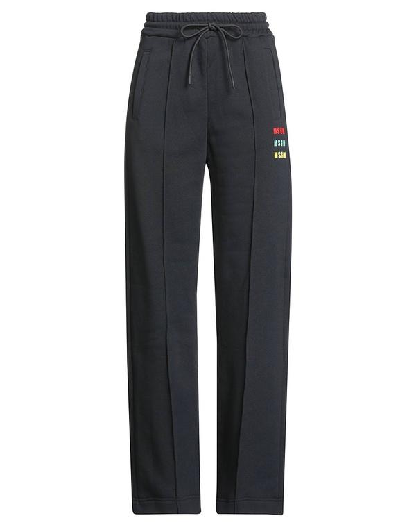 エムエスジイエム レディース ボトムス 心地好いズボン下 スウェットパンツ MSGM Black 黒いこと