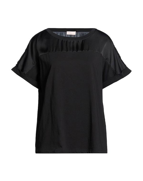 リュージョー レディース トップス Tシャツ LIU JO Black ブラック