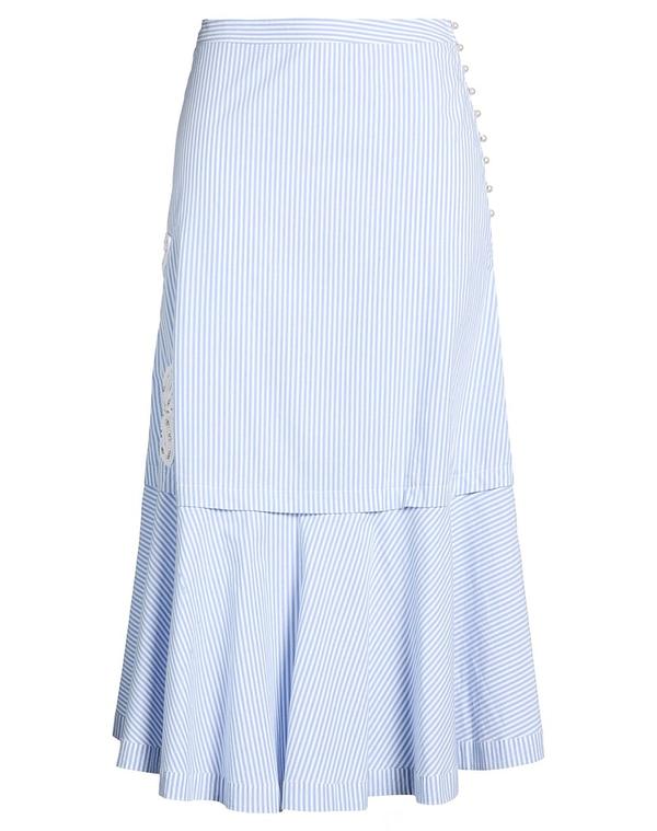 【送料無料】 サンドロ レディース スカート ボトムス ロングスカート Light Blue