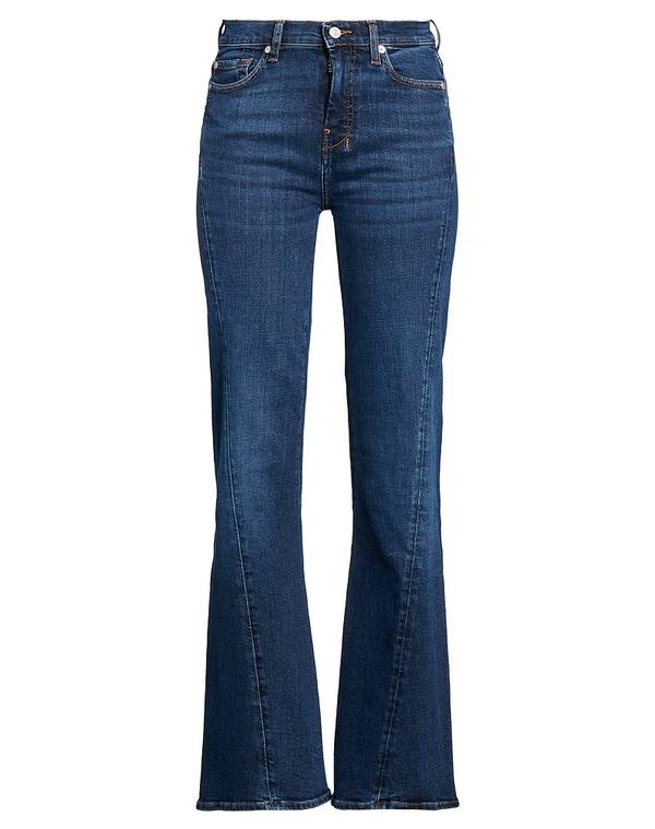 セブンフォーオールマンカインド レディース ボトムス デニムパンツ ブーツカット 7 FOR ALL MANKIND Blue ブルー